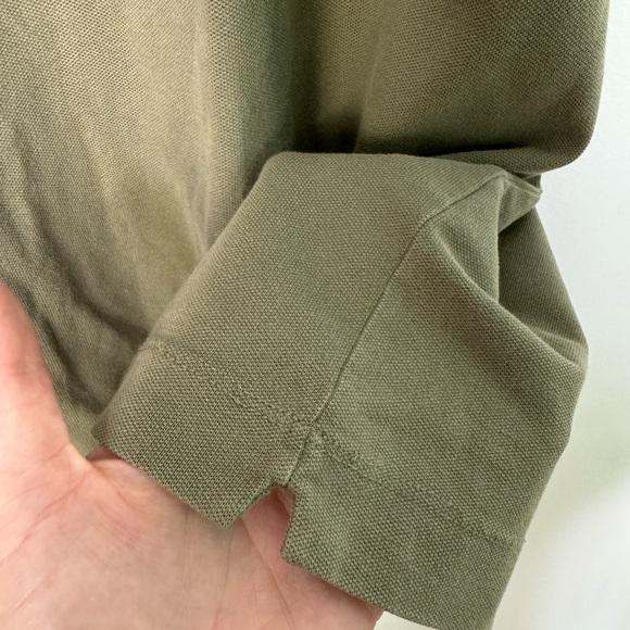 Lacoste khaki polo shirt size 3X - Picture 6 of 8